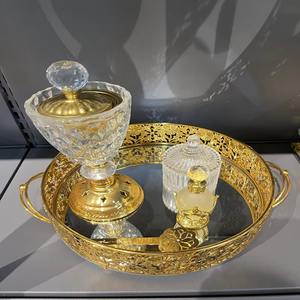 Brûleur d'encens avec finition en laiton forme ronde Design moderne excellente qualité pour EID-UL-FITR porte-encens incroyable - Product Image 3