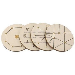 Venta única bebida de Navidad redonda y cuadrada pizarra de madera y resina posavasos único para beber té café - Product Image 5