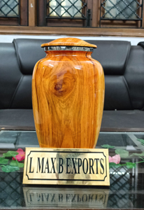 Urnes de crémation adultes en aluminium de couleur de tourbillon de sucrerie pour des cendres humaines avec le sac gratuit de velours - Product Image 4