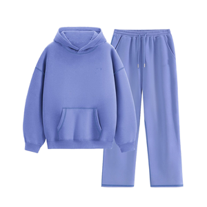 Survêtements de haute qualité avec logos personnalisés, coton lourd 450 g/m², lavage à l'acide, survêtements pour hommes, sweats à capuche et survêtements unis, coupe ample - Product Image 6