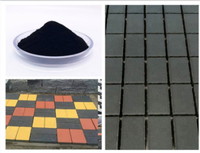 Le noir de pigment d'oxyde de fer utilisé dans le revêtement ignifuge de béton de brique de ciment a une bonne dispersion