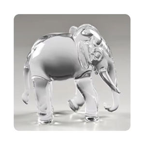 Cheval de style populaire avec plante Meilleur art et figurines en verre disponibles à la quantité en vrac - Product Image 4