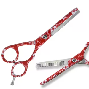 Ciseaux de coupe de cheveux professionnels de 6 pouces à la japonaise Beauté Barber Lame droite en acier inoxydable avec pointe pointue - Product Image 2