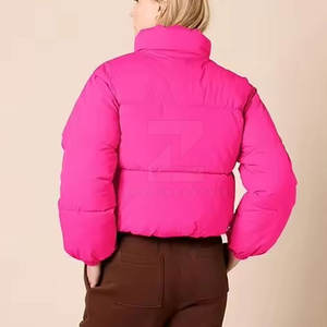 Chaqueta Acolchada para Mujer, Diseño Popular, para Invierno, Transpirable, Ecológica, Impermeable, Personalizable por Delante, Largo Regular - Product Image 3