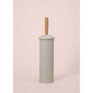 Porte-brosse de toilette à rayures beiges - Product Image 2