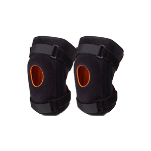 Professional Running Knee Pads Anti-Collision <b>Neoprene</b> Anti-Slip Polyester Foam Nylon Brace Pads Shock-Absorbing Feature Knee - Product Image 1