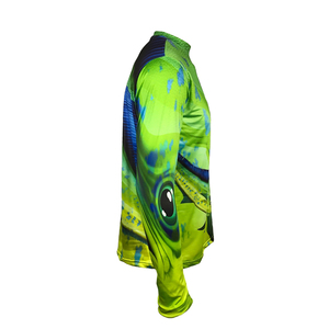 Hot Selling Custom Men's Polyester Fishing Wear Quick Dry <b>Moisture</b> <b>Wicking</b> UV Protection <b>Shirt</b> Breathable and Printed Design - Product Image 3