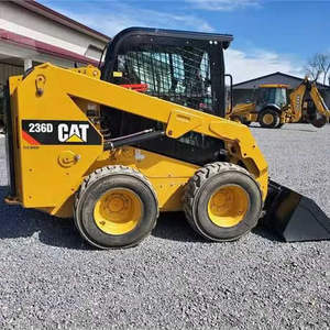 Vente en gros de chargeuse compacte Cat 259D3 Prix d'usine Qualité Moteur Diesel Équipement de construction à roues Roulement de moteur chaud - Product Image 3