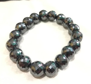 12 MM Noir Moissanite Bracelet Diamant Perles Lâche Moissanite Noir Perles AAA Cut Making pour Mangal Sutra Autres Perles Bijoux - Product Image 2