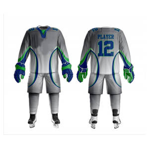 Uniforme de hockey sobre hielo para hombre hecho a medida 100% poliéster ropa deportiva cómoda transpirable equipo Jersey calidad desgaste hecho en Pakistán - Product Image 3