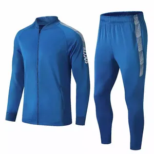 Vente en gros de sweatshirts à capuche surdimensionnés en molleton de grande taille écologiques et solides imprimés sur mesure ensemble de jogging unisexe survêtements - Product Image 1