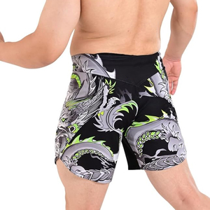 Short MMA imprimé personnalisé haute performance Short MMA en tissu à séchage rapide évacuant l'humidité pour hommes en vente - Product Image 6