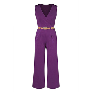 2023 Night Party New Top <b>Sale</b> Cheap Price High Quality Comfortable Breathable <b>Jump</b> Suit Purple Color Women <b>Jump</b> Suits <b>for</b> Ladies - Product Image 1