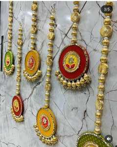 Fashion Handmade Latkan Stylish Heavy Decorative Latlan <b>For</b> Side <b>Door</b> Hanging Decoration Mehndi Indian Wedding Party Backdrop - Product Image 4