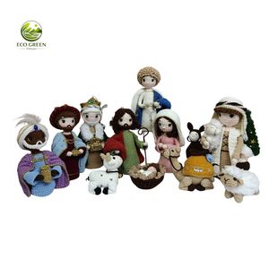 Muñeco de Ganchillo Hecho a Mano del Dios de la Riqueza, Figura de Feng Shui con Bolsa de Dinero Dorada, Regalo de Acción de Gracias - Product Image 6