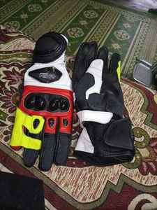 Gants en cuir de qualité supérieure Gants en cuir de moto Gants de moto de course en cuir de vachette - Product Image 4