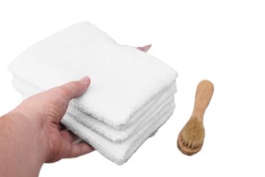Toalla de baño de algodón 100% bordada personalizada, toalla de mano pequeña blanca suave, desechable de lujo para Hoteles de 5 estrellas - Product Image 2