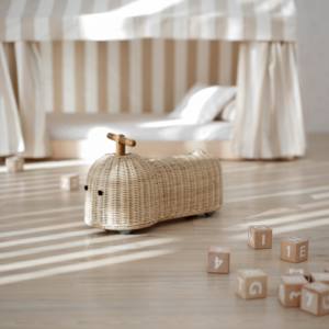 Scooter en rotin de style unique pour enfants, véhicule jouet ludique pour enfants, voitures pour bébés - Product Image 2