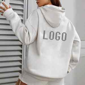 Sweat-shirts à capuche personnalisés en coton 100% 400gsm imprimés en 3D Hip Hop XS en gros pour femmes, logo OEM de haute qualité - Product Image 2