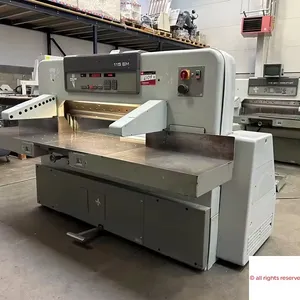 Machine de découpe de papier à guillotine Polar 115 EM d'occasion à vendre