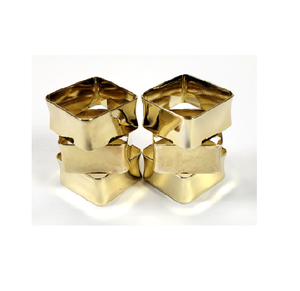 Modern Brass Napkin Ring Style with Premium Quality <b>Wedding</b> Brass Napkin Holders <b>for</b> Parties Tableware Dinner Decor - Product Image 6