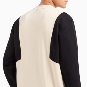 2 piezas de chándal de cuello redondo de bloque de Color para hombre, ropa de calle transpirable de invierno, chándal con capucha, cierre de cordón 2 1 impreso - Product Image 5