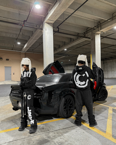 Sudadera Yingling de Doble Capa de Algodón de 500 Gsm, Bordada, Estilo Holgado, Lavada al Ácido, Pantalones Deportivos Extra Grandes, Sudadera Corta con Capucha - Product Image 6