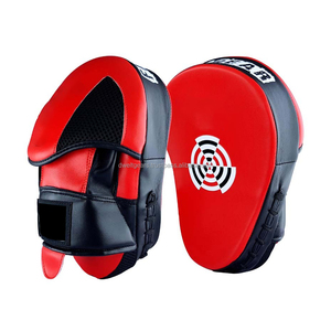 OEM Boxing <b>Focus</b> Mitts Custom Leather Punch <b>Pads</b> Professional MMA Training <b>Focus</b> <b>Pads</b> Supplier - Product Image 2