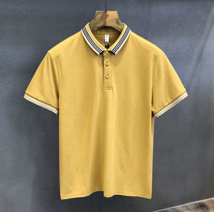 Polos para hombre al por mayor, camisas polo de diseñador de lujo de manga corta con mezcla de algodón y golf de alta calidad oficial de negocios - Product Image 1
