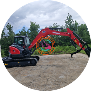 Yanmar VIO 80เครื่องขุดขนาดเล็ก8ตันพร้อมสภาพที่ดีแบริ่งเครื่องยนต์ส่วนประกอบหลักของ PLC รวมอยู่ด้วย - Product Image 1