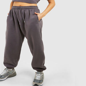 Pantalones de Jogger personalizados de alta calidad para mujer, pantalones de invierno con cordón en la cintura para mujer, Jogger de algodón Spandex con logotipo personalizado para mujer - Product Image 3