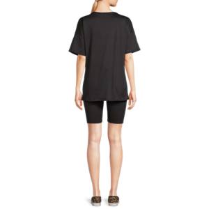 Conjunto doble de verano de 2 piezas superventas, ropa de última moda para mujer, Camiseta corta informal de algodón y conjunto corto, conjuntos gemelos - Product Image 4