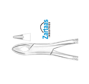 Pince d'extraction en acier inoxydable de haute qualité NEVIUS canines supérieures fig 320/10S exportateurs et fabricant - Product Image 2