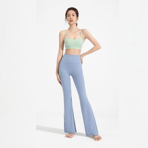 Vente en gros Pantalon large de yoga personnalisé pour femmes Premium Ultra-Stretchy High Elastic Comfy for Workout Fitness - Product Image 6
