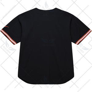 Vente en gros personnalisable léger bouton complet maillot de mode noir université Texas Longhorns conception d'horloge caractéristique respirante - Product Image 3