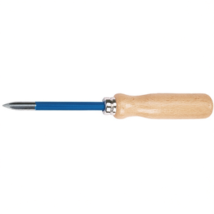 Precision Scraper with 85 mm Blade Length 7 mm Triangular Shank Wooden Handle RENNSTEIG Hand <b>Tool</b> - Product Image 3