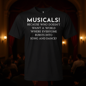 T-shirt Musicali Nera Unisex Adulto Taglia M Girocollo Manica Corta Stampa Serigrafica per Attività Promozionali - Product Image 3