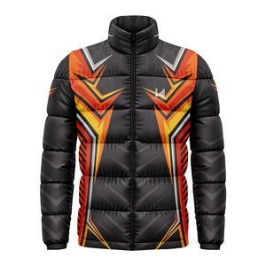 Veste matelassée d'hiver unisexe de haute qualité, dégradé de couleurs, taille standard, pratique, chaude, élégante, décontractée, imperméable, respirante - Product Image 4