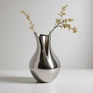 Jarrón decorativo de lujo con forma de círculo dorado, maceta moderna de estilo de nudo redondo para centro de mesa, decoración de Hotel y hogar - Product Image 6