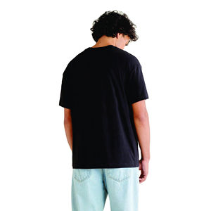 T-shirt 100% coton pour hommes Impression de logo personnalisé T-shirt uni vierge de haute qualité anti-rides avec motif uni pour hommes - Product Image 2