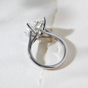 Wholesale Lab Grown Diamond <b>Cushion</b> Engagement <b>Ring</b> Gold Setting Luxury Fine Jewelry Factory Direct - Product Image 3