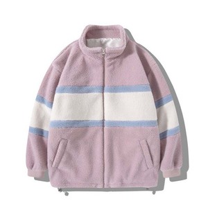 Couleur contrastée OEM Vêtements pour hommes de qualité supérieure sur mesure Vestes Sherpa Fleece Veste d'hiver à col montant de haute qualité Toutes tailles - Product Image 6