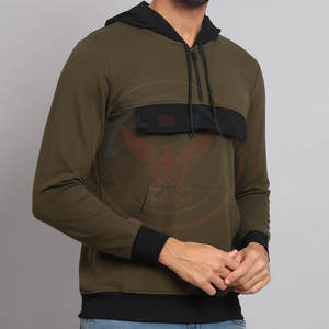 Sweat-shirts d'hiver pour hommes à demi-zip, design personnalisé, avec logo sur mesure, en tissu polaire, détail poche – Qualité supérieure, prix abordable - Product Image 4