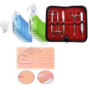Kit d'outils de suture chirurgicale ensemble de suture kit d'instruments chirurgicaux sur des instruments de qualité à prix de gros pour les étudiants