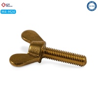 Vis à oreilles M4x19mm en acier au carbone DIN316 zingué de haute qualité, vente en gros, promotion 2026