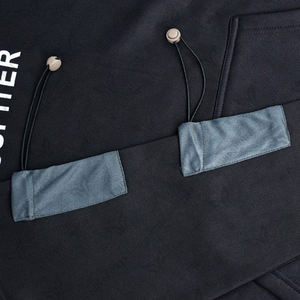 Sweat-shirts à capuche pour hommes de haute qualité personnalisés, taille plus, molleton lourd, imprimé, masque facial, écologique - Product Image 3