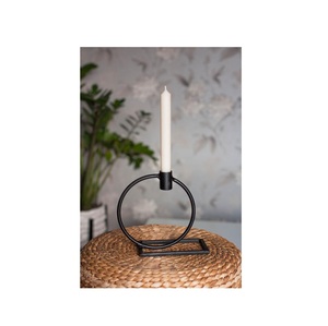 Portavelas hecho a mano de estilo moderno más vendido, nuevo diseño de hierro para decoración del hogar, mesa de comedor para bodas navideñas - Product Image 1