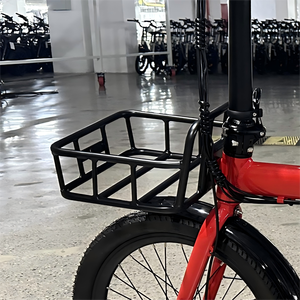 HOTTECH HFB-1 Portapacchi Anteriore Personalizzato a 2 o 3 Fori e <span class=keywords><strong>Cestino</strong></span> Pieghevole per Bicicletta <span class=keywords><strong>Elettrica</strong></span> - Product Image 1