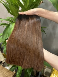 OP-cabello 100% humano sin enredos para mujer, cabello de color marrón - Product Image 3