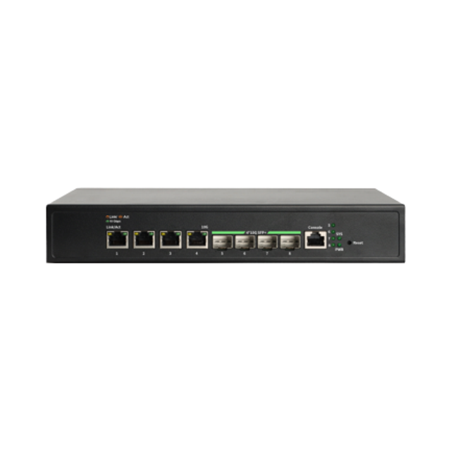 OEM/ODM Layer 3 Managed 10GE Network Switch(SR-ST3408F) 4*100M/1G/2.5G/5G/10GMbps